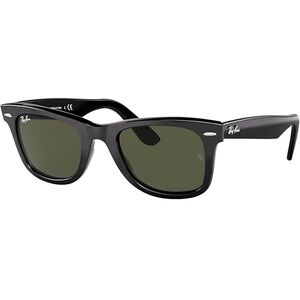 Classic Ray-Ban Black and Green Sunglasses